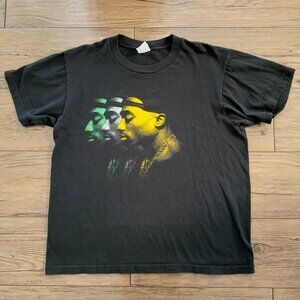 Shaka Tupac Shakur Y2K Graphic T Shirt Mens Large Black Hip Hop Rap Vintage